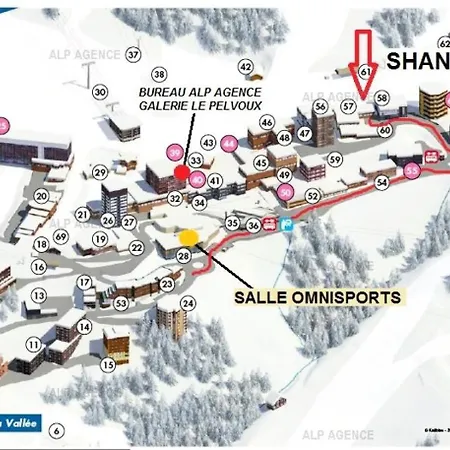 Résidence Le Shangrilla - 2 Pièces 5 Pers - Le Shangrila - Plagne Centre Mae-5424 Apartamento *