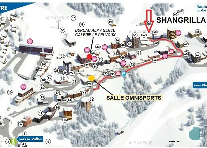 Résidence Le Shangrilla - 2 Pièces 5 Pers - Le Shangrila - Plagne Centre Mae-5424 Apartamento *